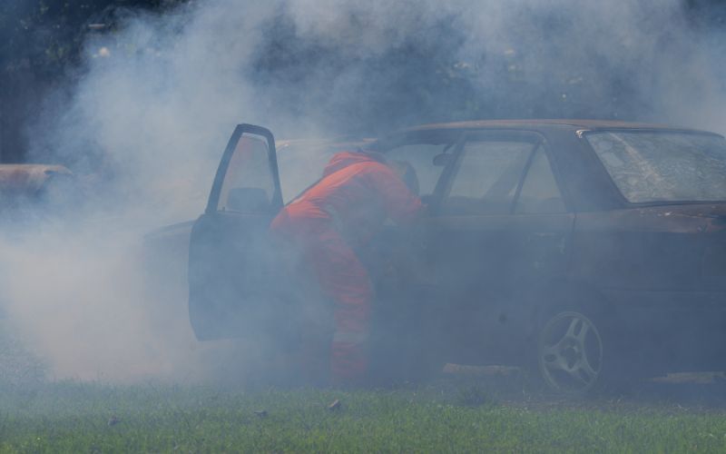 Car Smells Like Burning Rubber